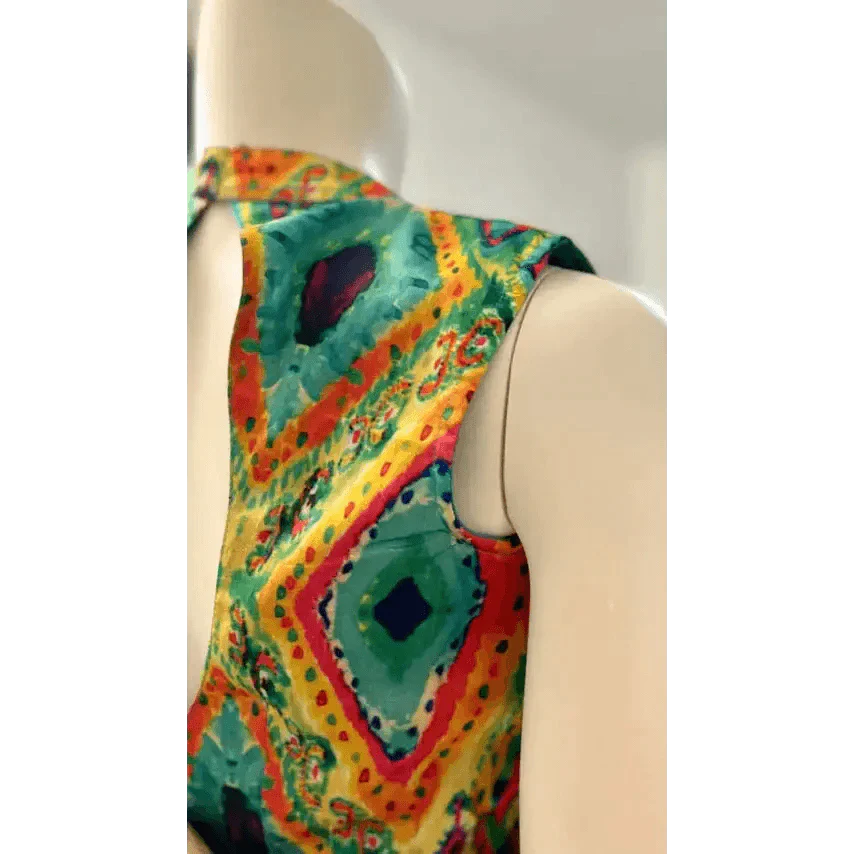 Turquoise Georgette Saree and Stitched Blouse Combo Swift Saree